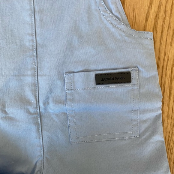 Jacadi blue toddler boys short overalls - Picture 3 of 3